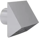 Vaillant Fassadendurchf&uuml;hrung VAZ-G160 mit Wetterschutzgitter wei&szlig;aluminium...