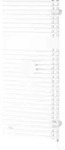 Kermi Heizk&ouml;rper Credo Half round-E, 1400x450 mm (HxL), wei&szlig;/silber, WRX...