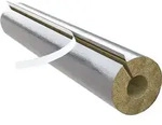 Armacell Steinwolle Rohrschale, Rohr-&oslash; 28 mm, max. 250 &deg;C, Alukaschiert