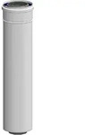 ATEC Abgas 1417, 255 mm Rohr, konzentrisch, k&uuml;rzbar, DN80/125
