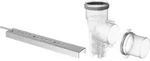 Bosch Abgasbogen FC-SE80-87, DN 80, 87 Grad, inkl. Auflageschiene
