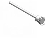 Viessmann Tauchh&uuml;lse G 1/2 x 150 mm lang, mit Halteklammer