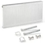 Kermi Ventilheizk&ouml;rper, Heizk&ouml;rper, Profil-V, Typ 11 900x600 mm (H x L) links