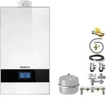 Buderus GB182i.2-35, W42 S, Gas-Brennwerttherme, wei&szlig;, Logamatic BC400, Erdgas