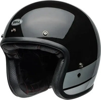 BELL 60069XL, Helm BELL Custom 500 Apex, schwarz/grau, Gr. XL, 61-62cm Jethelm