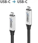 FiberX FX-I600-010 USB-C AOC Glasfaser Hybridkabel &ndash; 4K30, 5 Gbit/s & 60 W...