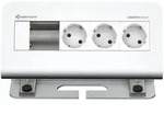 Kindermann CablePort desk&not;&le; 4-fach - 3x Schuko - Tischklemme 10-60 mm -