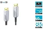 FiberX FX-I260-015 - DisplayPort 2.0 AOC Glasfaser Extender Kabel - 8K - 15 m