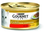 Gourmet Gold Feine Komposition mit Rind & Huhn 12x85 g