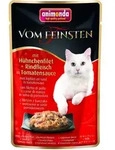Animonda Vom Feinsten mit H&uuml;hnchenfilet + Rindfleisch in Tomatensauce 18x50 g