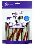 Dokas Kau-Twister Rinderhaut/Entenherz & Entenbrust 1x200 g