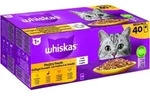 Whiskas Gefl&uuml;gel Auswahl 4 Variet&auml;ten Huhn, Ente, Gefl&uuml;gel, Truthahn in Gelee