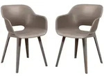 Akola duo Gartenstuhl cappuccino