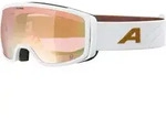 Alpina BIVIO Q - Skibrille / Snowboardbrille - white-gold matt