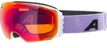 Alpina GRANBY Q-LITE - Skibrille / Snowboardbrille - white-lilac matt