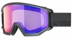 Uvex athletic FM - Skibrille Snowboardbrille - black matt/ruby-clear