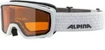 Alpina SCARABEO JR. - Skibrille / Snowboardbrille f&uuml;r Kinder - white matt