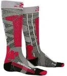 X-SOCKS&reg; SKI RIDER 4.0 WMN - Skisocken f&uuml;r Damen - 35/36 stone grey mel./pink...