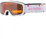 Alpina SCARABEO JR. - Skibrille / Snowboardbrille f&uuml;r Kinder - white-rose matt