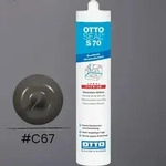 OTTOSEAL&reg; S 70 Silikon 310 ml &ndash; anthrazit C67 &ndash; f&uuml;r Marmor & Naturstein