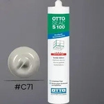 OTTOSEAL&reg; S 100 Sanit&auml;rsilikon 300 ml &ndash; fugengrau C71 &ndash; klar, schimmelresistent