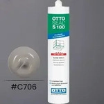 OTTOSEAL&reg; S 100 Sanit&auml;rsilikon 300 ml &ndash; zementgrau 31 C706 &ndash; schimmelresistent