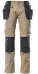 Mascot Hose UNIQUE mit H&auml;ngetaschen KASSEL CORDURA 17631 Gr. 76C46 hellkhaki/schwarz