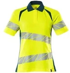 Mascot Damen-Polo-shirt 19093-771-1744 Gr. 2XL hi-vis gelb/dunkelpetroleum
