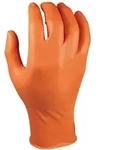 Einweghandschuh Grippaz NBR Gr. 10 orange, Box a 50 St&uuml;ck