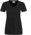 HAKRO V-T-Shirt Mikralinar Damen #181 Gr. XS schwarz