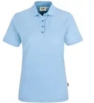 HAKRO Poloshirt Classic Damen #110 Gr. XS eisblau