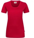 HAKRO T-Shirt Classic Damen #127 Gr. XS rot
