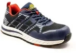 WorkPower Rual-Tex Sicherheitshalbschuh Jersey S1 Gr. 41 blau/rot