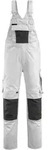Mascot UNIQUE Latzhose Augsburg Gr. 44 weiss/dunkelanthrazit
