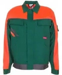 Planam Bundjacke Visline V1, Gr. 24 gr&uuml;n/orange/schiefer