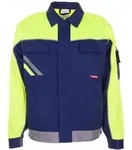 Planam Bundjacke Visline V1, Gr. 24 marine/gelb/zink