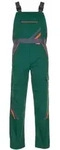 Planam Latzhose Visline, Gr. 24 gr&uuml;n/orange/schiefer