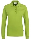 HAKRO Longsleeve Poloshirt Performance Damen #215 Gr. XS kiwi
