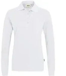 HAKRO Longsleeve Poloshirt Performance Damen #215 Gr. XS wei&szlig;