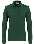 HAKRO Longsleeve Poloshirt Performance Damen #215 Gr. XS tanne
