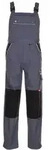 Planam Latzhose Canvas 320 Gr. 46 grau/schwarz