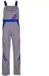 Planam Latzhose Highline Gr. 118 zink/kornblau/rot