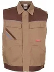 Planam Weste Highline Gr. 2XL khaki/braun/zink