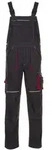 Planam Latzhose Basalt Gr. 110 anthrazit/rot