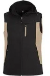 FHB Softshell Weste Justus 79110 Gr. 2XL beige/schwarz