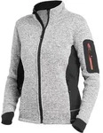 FHB Strickjacke Marieke 79596 2XL grau/schwarz