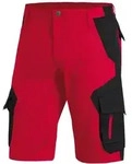 FHB Herren Bermuda Wulf 125200 Gr. 64 rot/schwarz