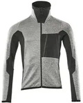 Mascot ADVANCED Fleecejacke Gr. L grau-meliert/schwarz