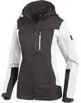 FHB Softshelljacke Damen Julia stark wasserabweisend Gr. 2XL wei&szlig;/anthrazit
