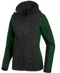 FHB Softshelljacke Damen Julia stark wasserabweisend Gr. L gr&uuml;n/schwarz